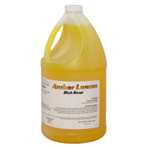 Amber Lemon Dish Soap 4x4 Ltrs