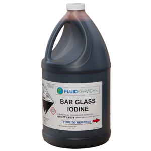 Bar Glass Iodine Sanitizer 4x4 Ltrs