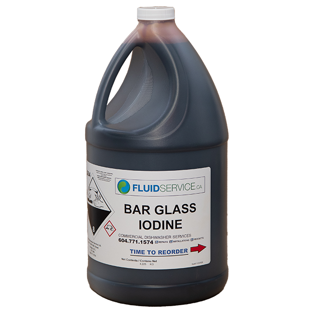 Bar Glass Iodine Sanitizer 4x4 Ltrs