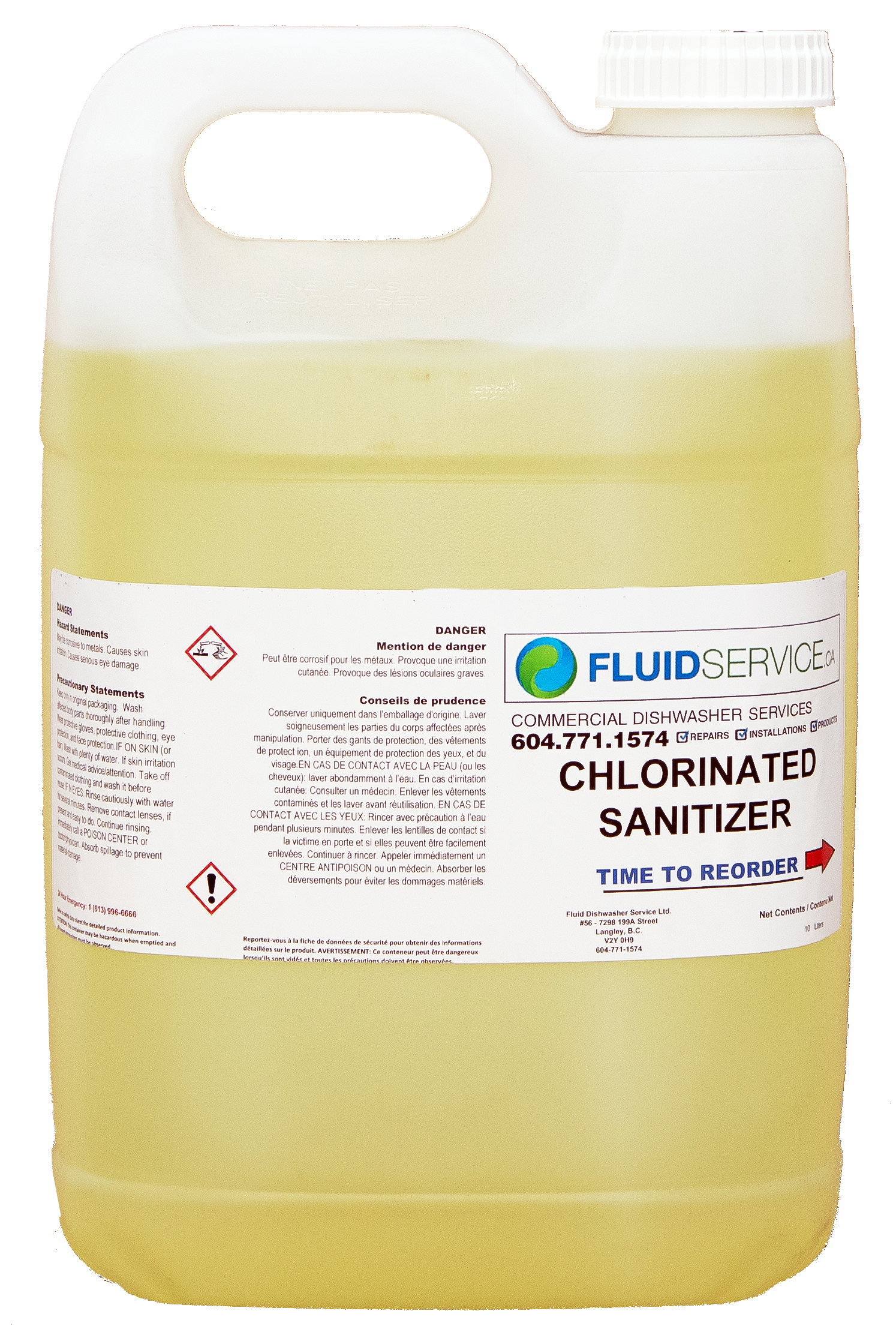 Low-Temp Chlorinated Sanitizer 2x10 Ltrs - Image 3
