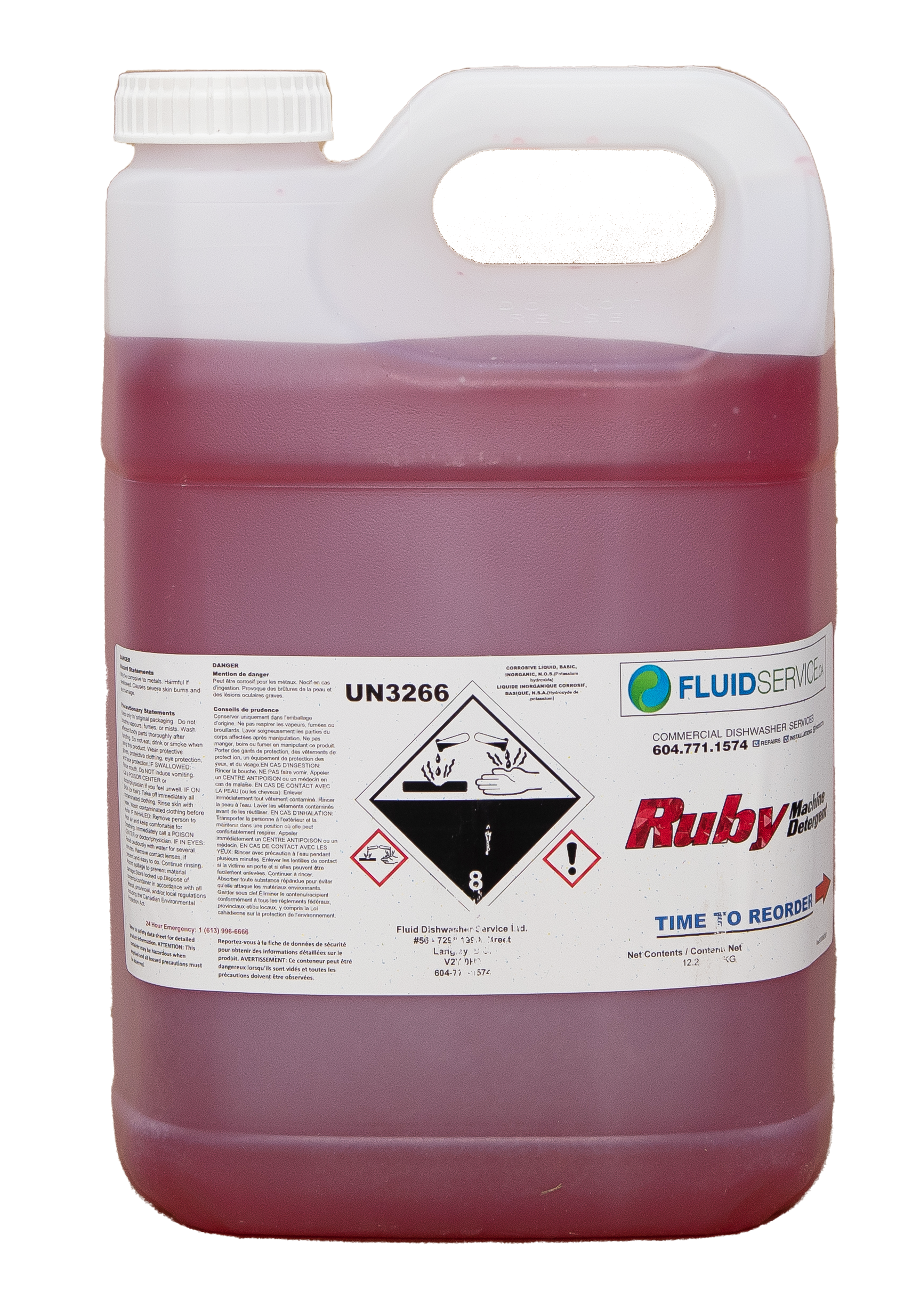 Ruby Machine Detergent 2x10 Ltrs - Image 2