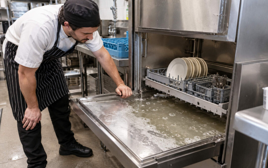 Commercial Dishwasher Not Draining? Common Causes and When to Call for Repair